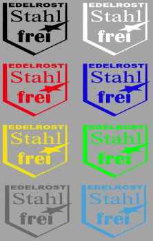 Aufkleber Edelrost stahlfrei